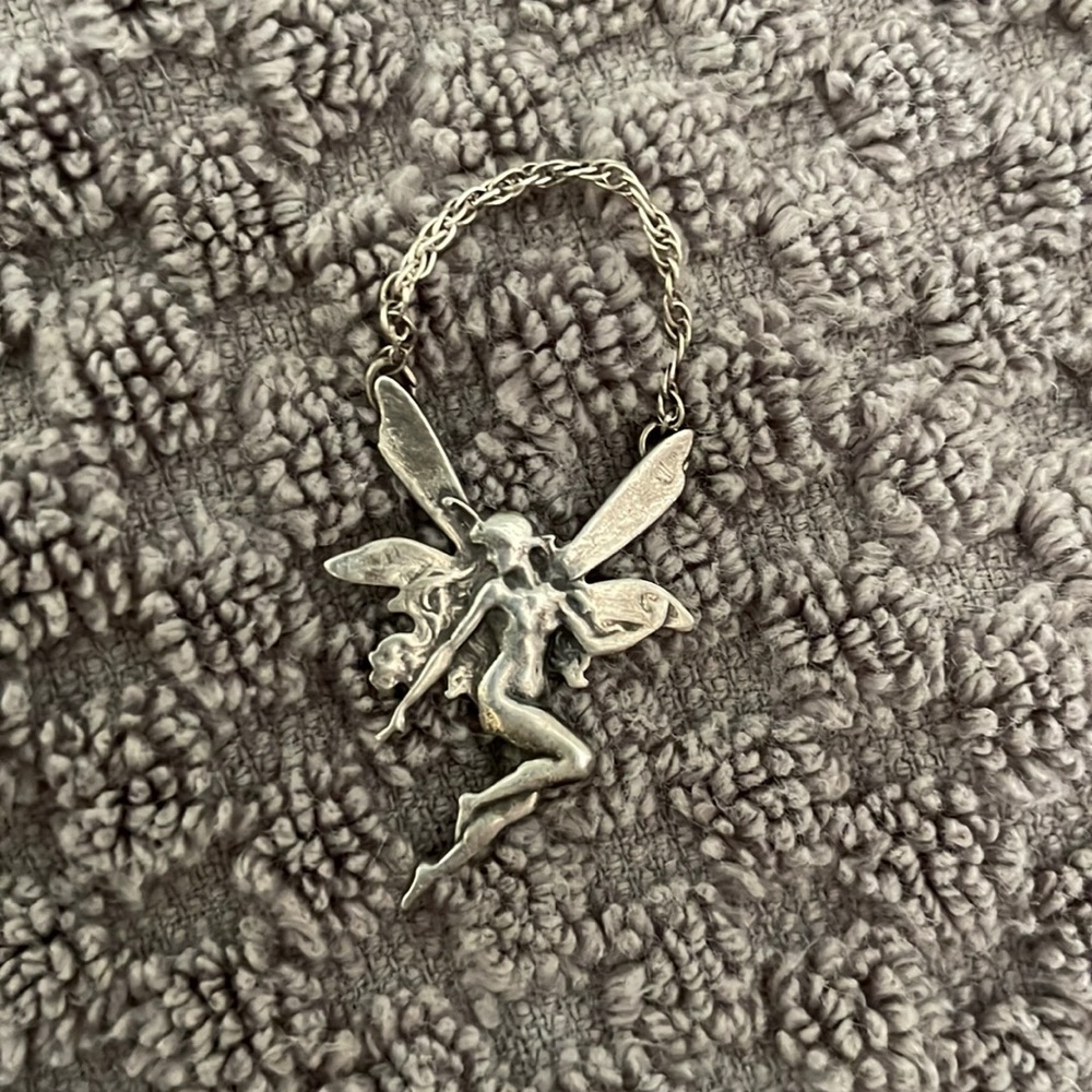 Sterling silver Fairy pendent